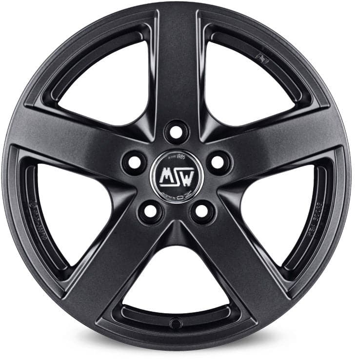 Alu kola MSW 55 8.5x18 5x120 ET46 Matt Dark Grey