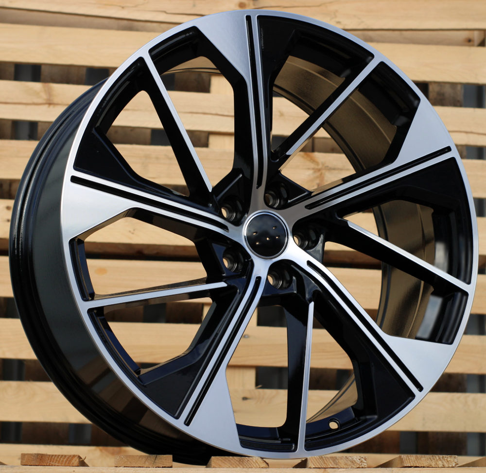 Alu kola pro Audi B5907 8x18 5x112 ET39 Black Polished