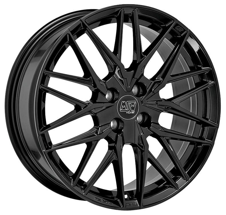 Alu kola MSW 50 11.5x22 5x130 ET52 Gloss Black-Alu kola-WheelsUp
