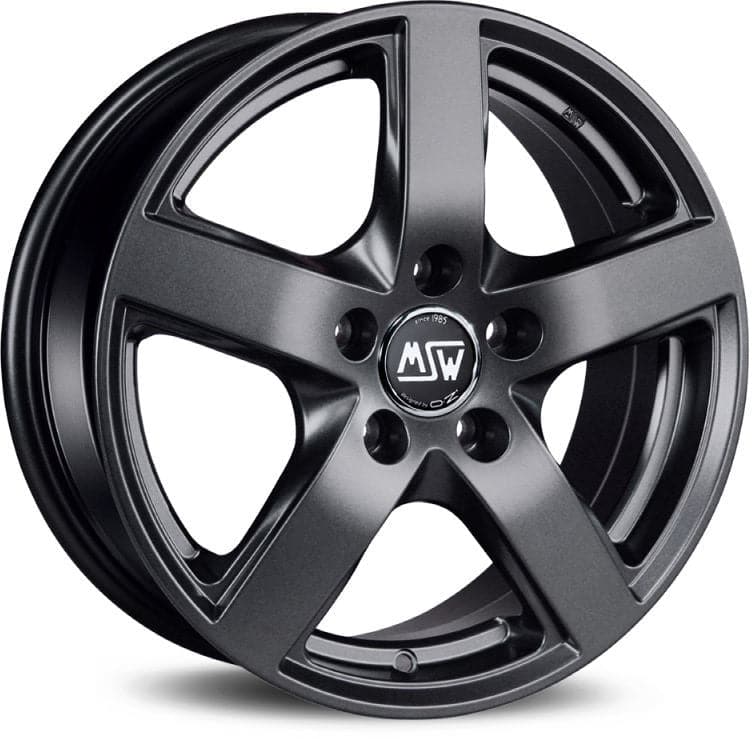 Alu kola MSW 55 7.5x17 5x112 ET52 Matt Dark Grey