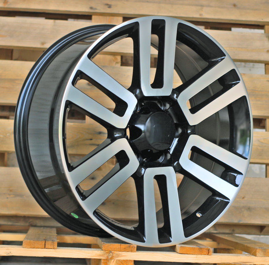 Alu kola pro Toyota JT028 8.5x20 6x139.7 ET30 106.1 Black Polished