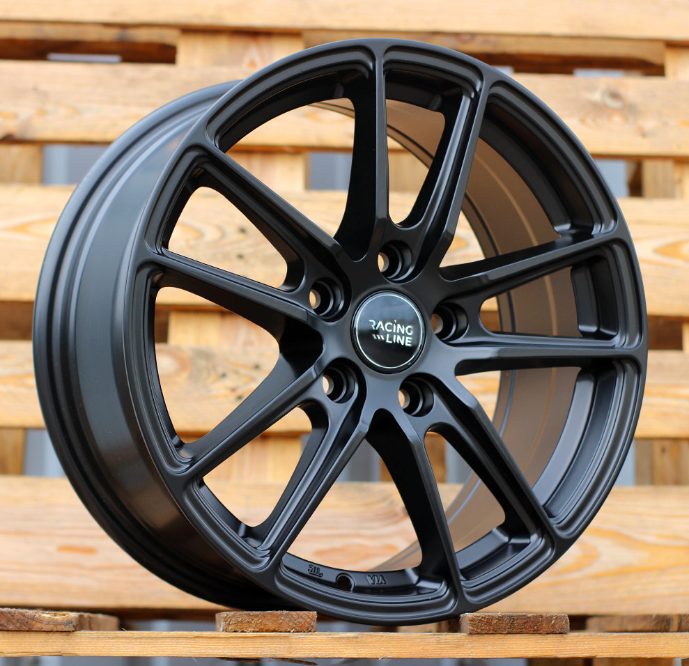 Alu kola pro Racing Line B1155 7x16 5x112 ET42 66.6 Black Half Matt
