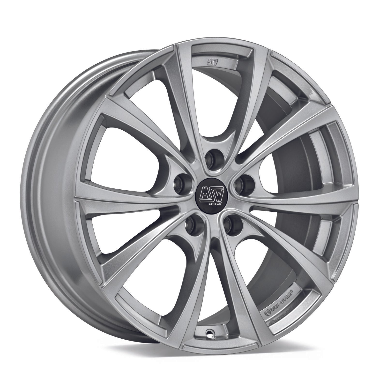 Alu kola MSW 27T 9,5x20 5x114,3 ET45 64,12 stříbrná WheelsUp