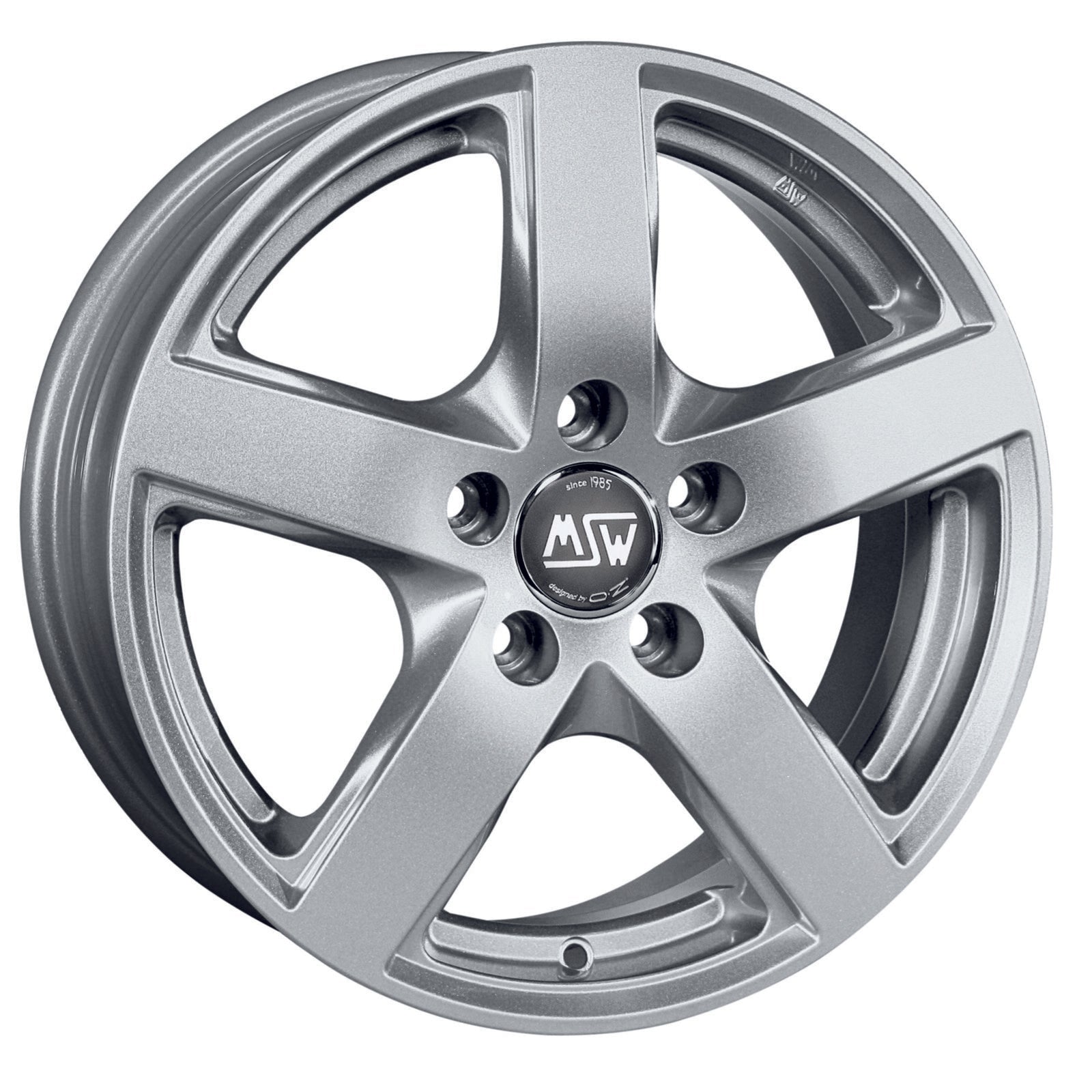 Alu kola MSW 55 7.5x17 5x112 ET37 Full Silver