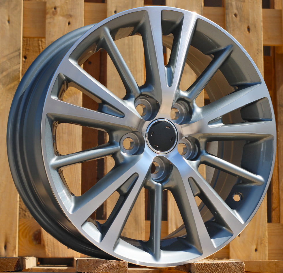 Alu kola pro Toyota L1051 6x15 5x100 ET39 54.1 Grey Polished