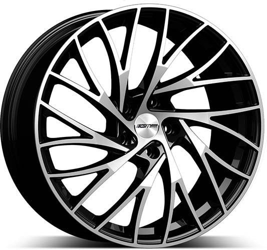 Alu kola GMP Enigma 10x21 5x114.3 ET45 70.6 black diamond