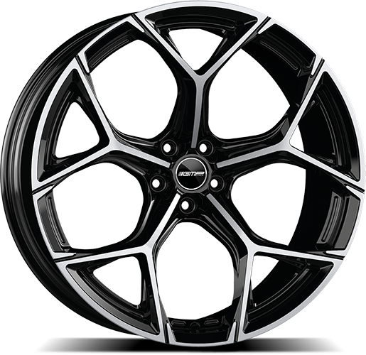 Alu kola GMP Ultrivity 10x23 5x112 ET18 66.5 black diamond