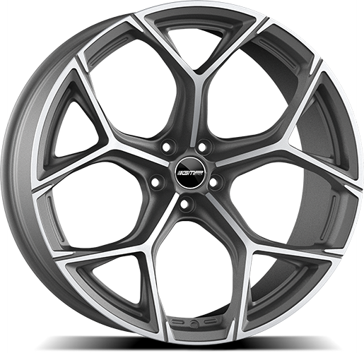 Alu kola GMP Ultrivity 10x23 5x130 ET45 71.6 matt anthracite diamond