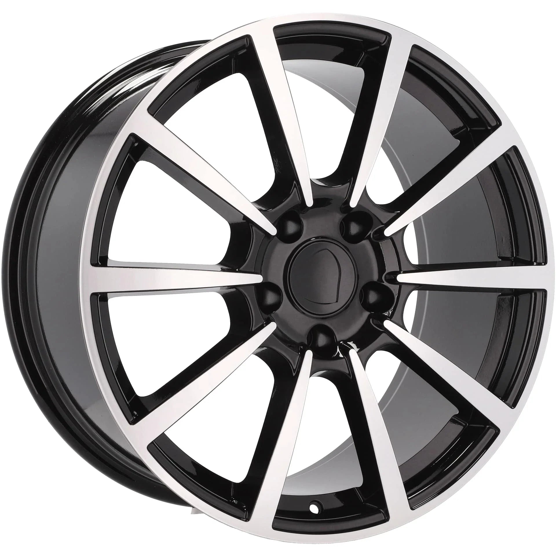 Alu kola pro Porsche 1067 8.5x20 5x130 ET50 71.6 Black Polished | Wheelsup.cz