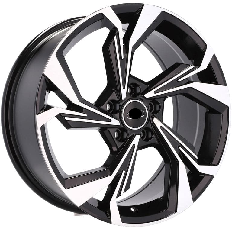 Alu kola pro Audi B5893 8x18 5x112 ET34 66.6 Black Polished | Wheelsup.cz