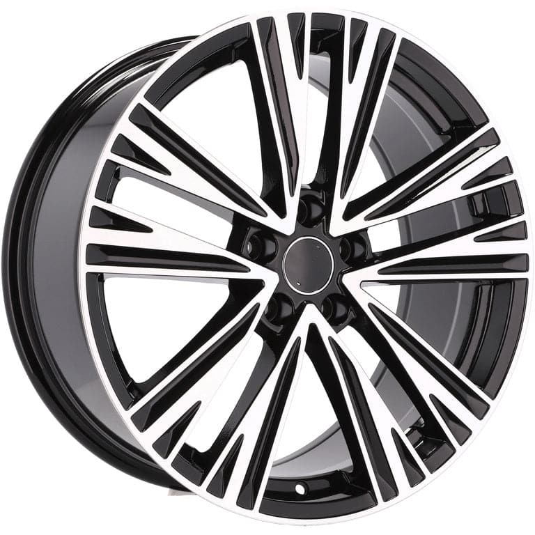 Alu kola pro Audi B1424 7.5x17 5x112 ET37 66.6 Black Polished | Wheelsup.cz