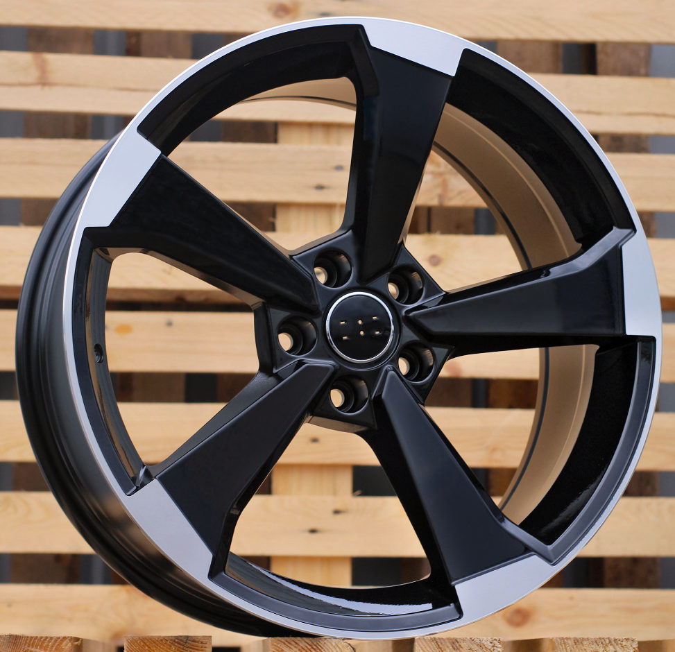 Alu kola pro Audi XE351 8.5x19 5x112 ET32 66.6 černá