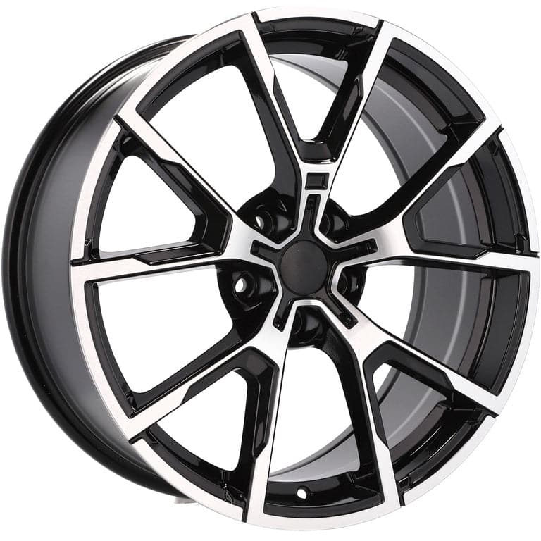 Alu kola pro BMW B5601 7.5x17 5x112 ET27 66.6 Black Polished | Wheelsup.cz