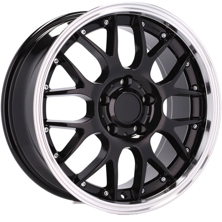 Alu kola pro BMW BY773 7.5x17 5x120 ET35 72.6 Black & Polished Lip