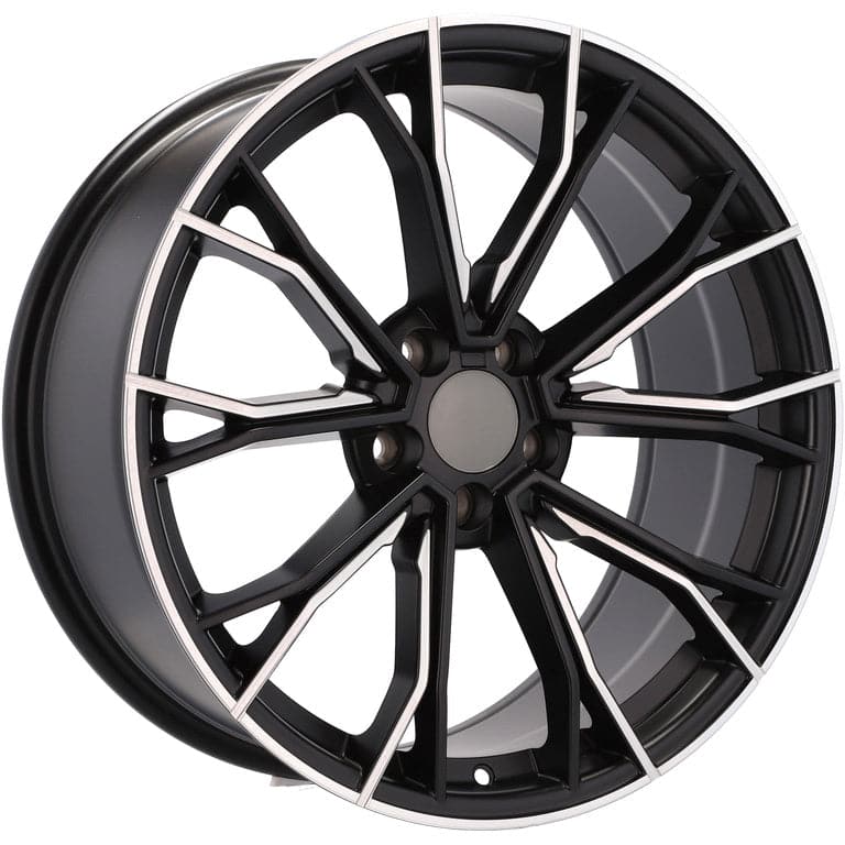 Alu kola pro BMW A5385 8.5x19 5x112 ET25 66.6 Black Half Matt | Wheelsup.cz