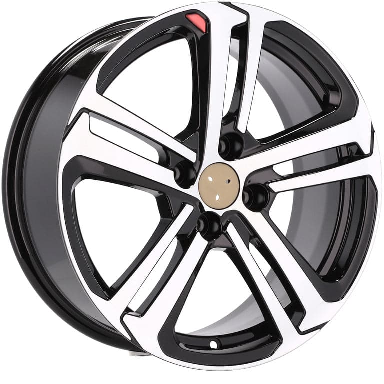 Alu kola pro Citroen A5017 6.5x17 4x108 ET20 Black Polished | Wheelsup.cz
