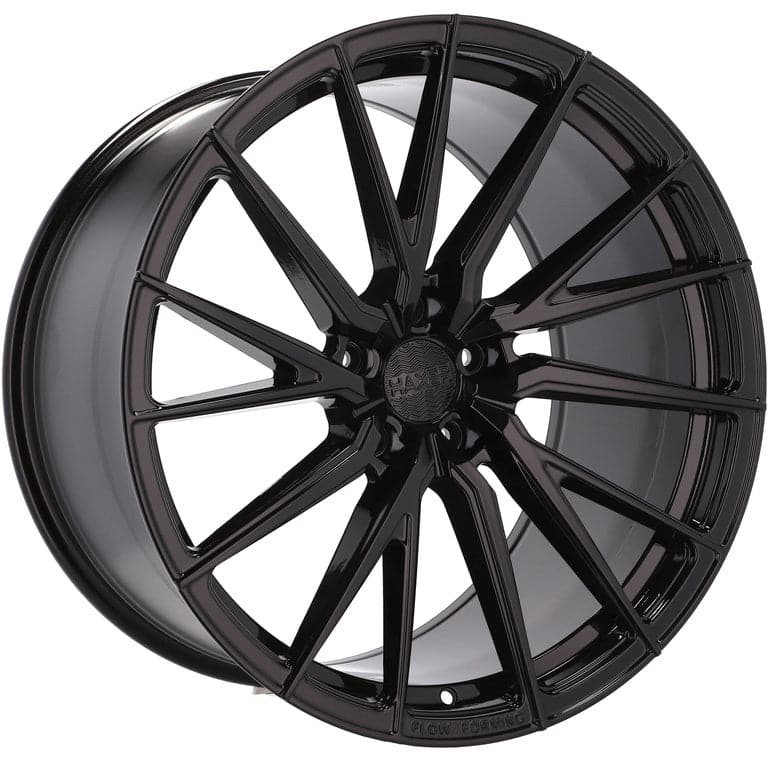 Alu kola HAXER HX06F 9.5x22 5x112 ET35 66.6 Black | Wheelsup.cz