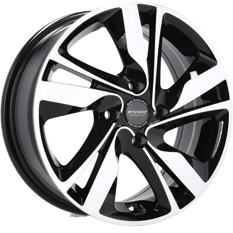 Alu kola pro Hyundai BK813 6x16 4x100 ET50 Black Polished | Wheelsup.cz