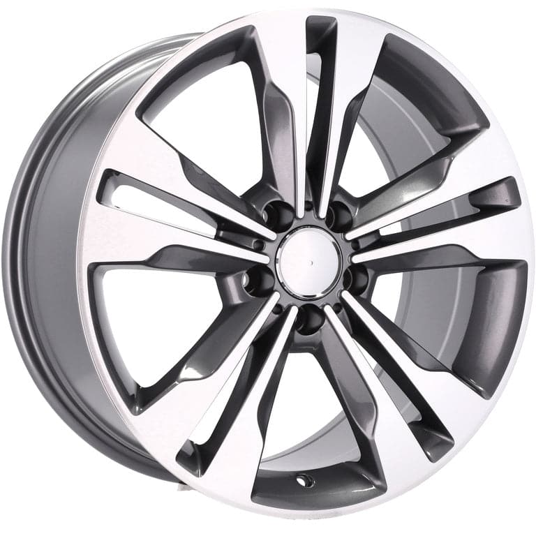 Alu kola pro Mercedes BK754 7.5x17 5x112 ET44 66.6 Grey Polished | Wheelsup.cz