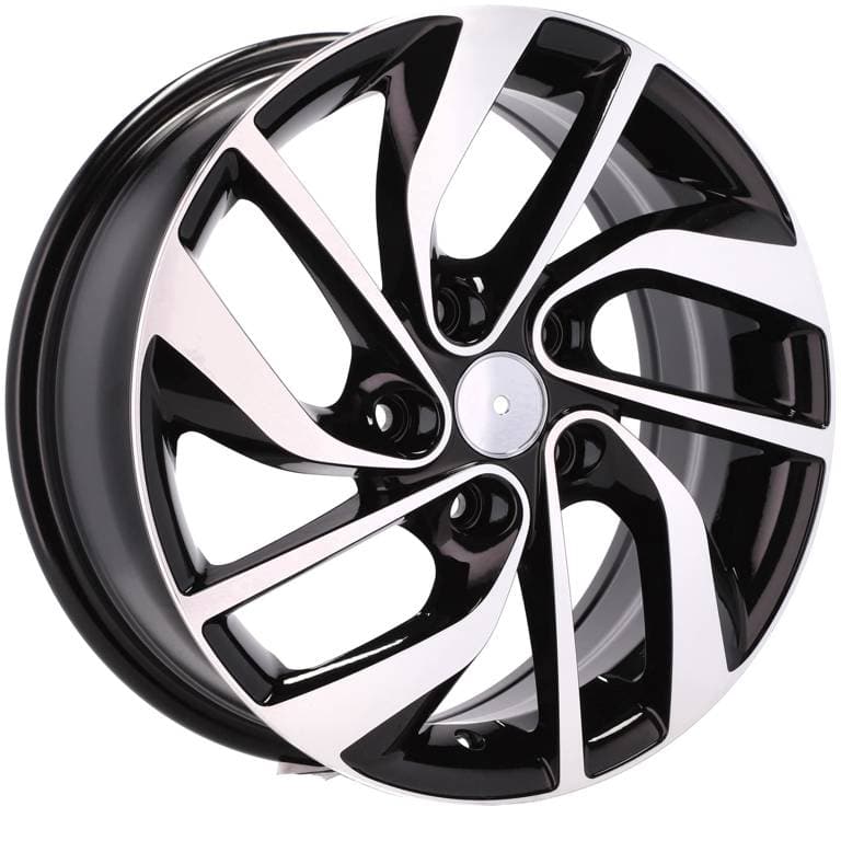 Alu kola pro Mercedes B1563 9.5x18 5x112 ET35 66.6 Silver & Polished Lip