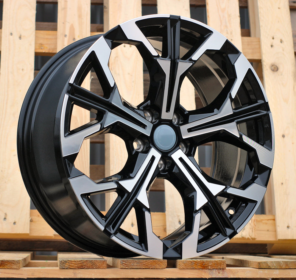 Alu kola pro BMW H3457F 8x19 5x112 ET27 66.6 Black Polished