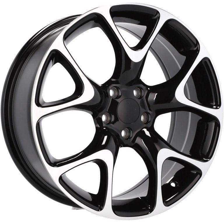 Alu kola pro Opel E236 7.5x18 5x105 ET44 56.6 Black Polished | Wheelsup.cz