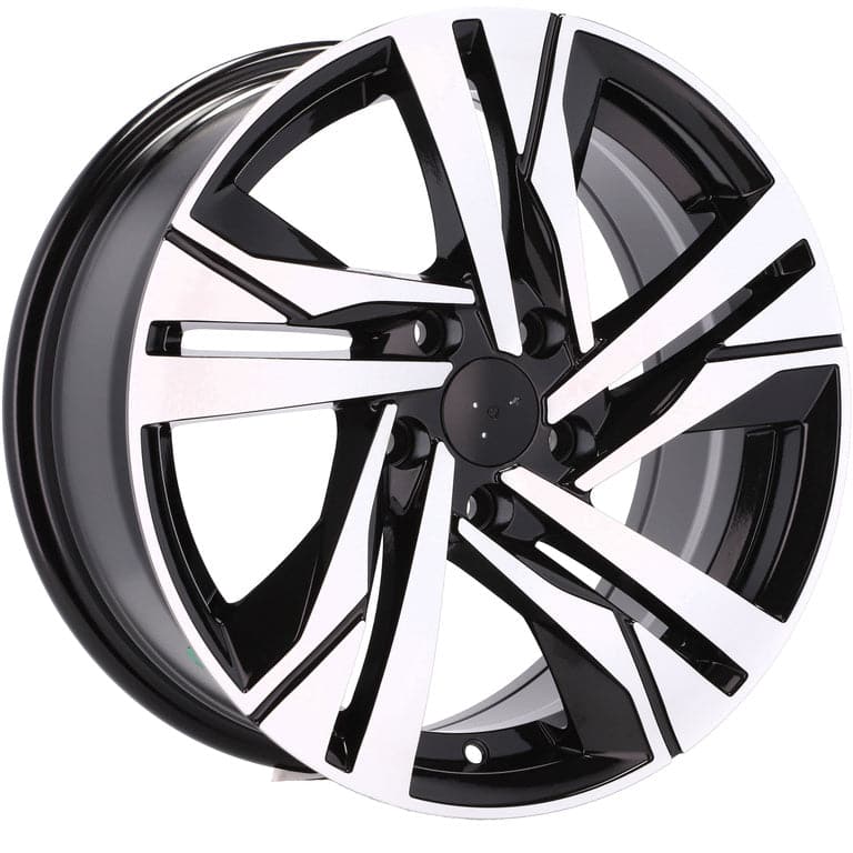 Alu kola pro Peugeot B5543 7x16 4x108 ET32 Black Polished | Wheelsup.cz