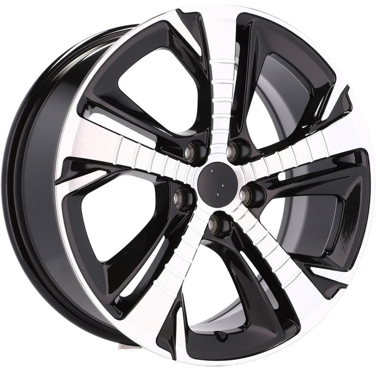 Alu kola pro Peugeot B5514 7x16 4x108 ET30 65.1 Black Polished | Wheelsup.cz