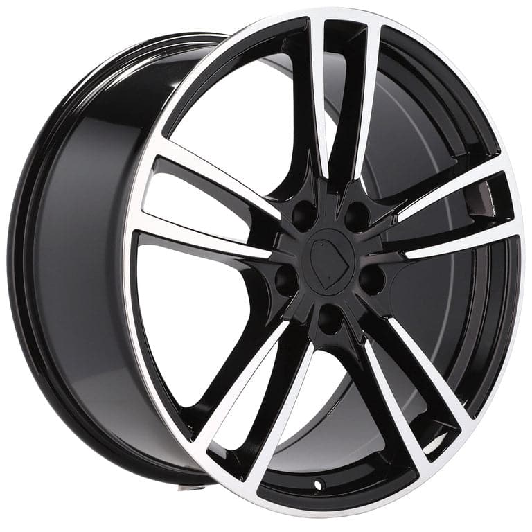 Alu kola pro Porsche B1378 9.5x21 5x130 ET46 71.6 Black Polished