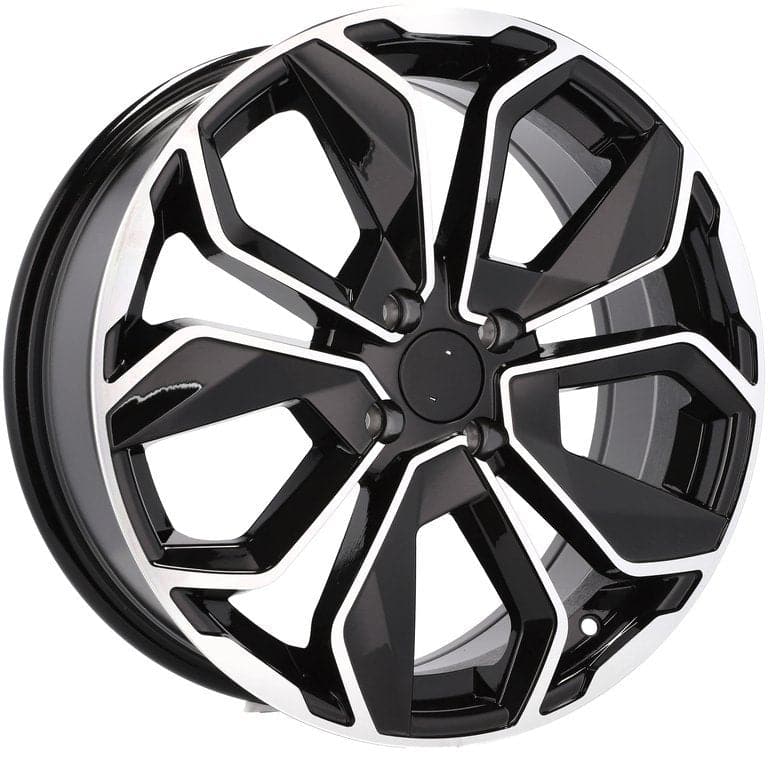Alu kola pro Renault B5296 7x17 4x100 ET40 60.1 Black Polished | Wheelsup.cz