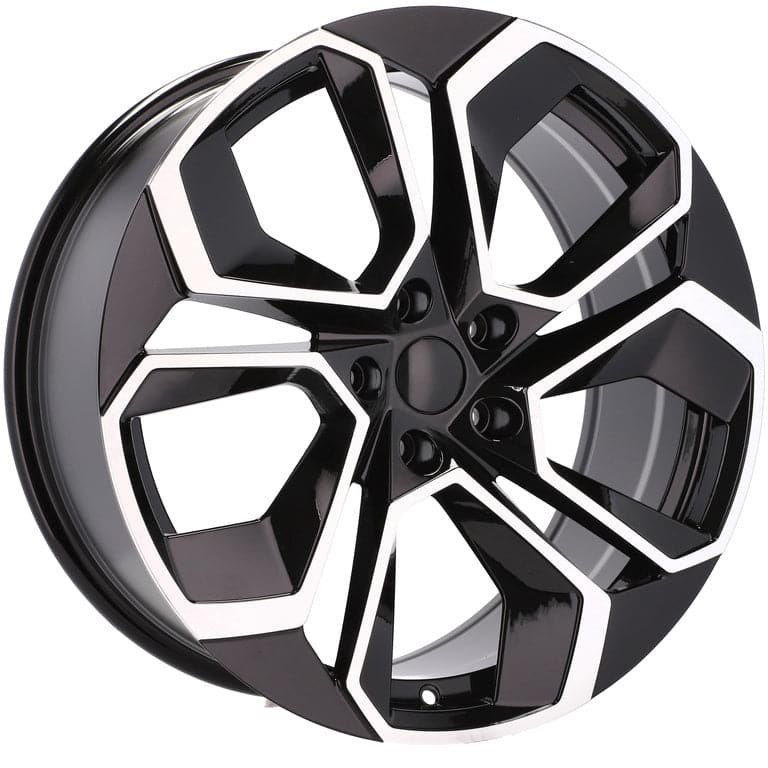 Alu kola pro Škoda I5561 8x18 5x112 ET42 57.1 Black Polished | Wheelsup.cz