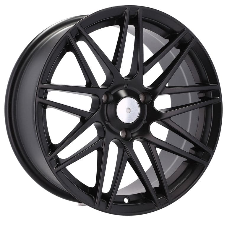 Alu kola pro Smart HX013 5.5x16 3x112 ET30 57.1 Black Half Matt | Wheelsup.cz