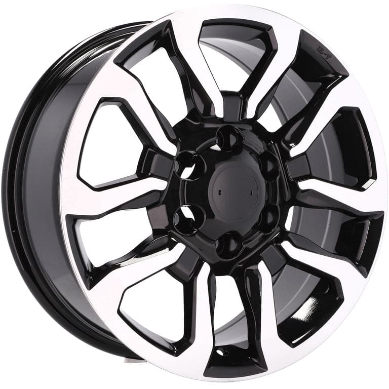 Alu kola pro Toyota B1623 7.5x17 6x139.7 ET30 106.1 Black Polished | Wheelsup.cz