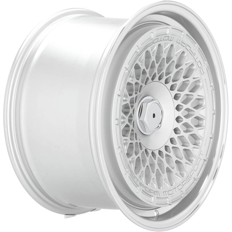 Alu kola Racing Line 1308B 8.5x18 5x112 ET30 72.6 Silver Shining & Polished Lip | Wheelsup.cz