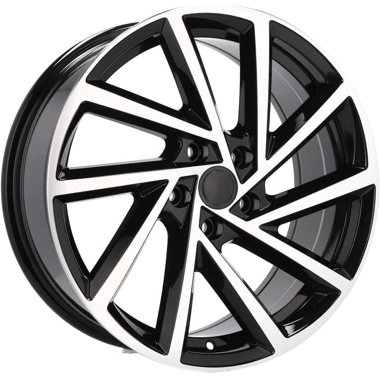 Alu kola pro Volkswagen B5329 8x19 5x112 ET45 57.1 Black Polished | Wheelsup.cz