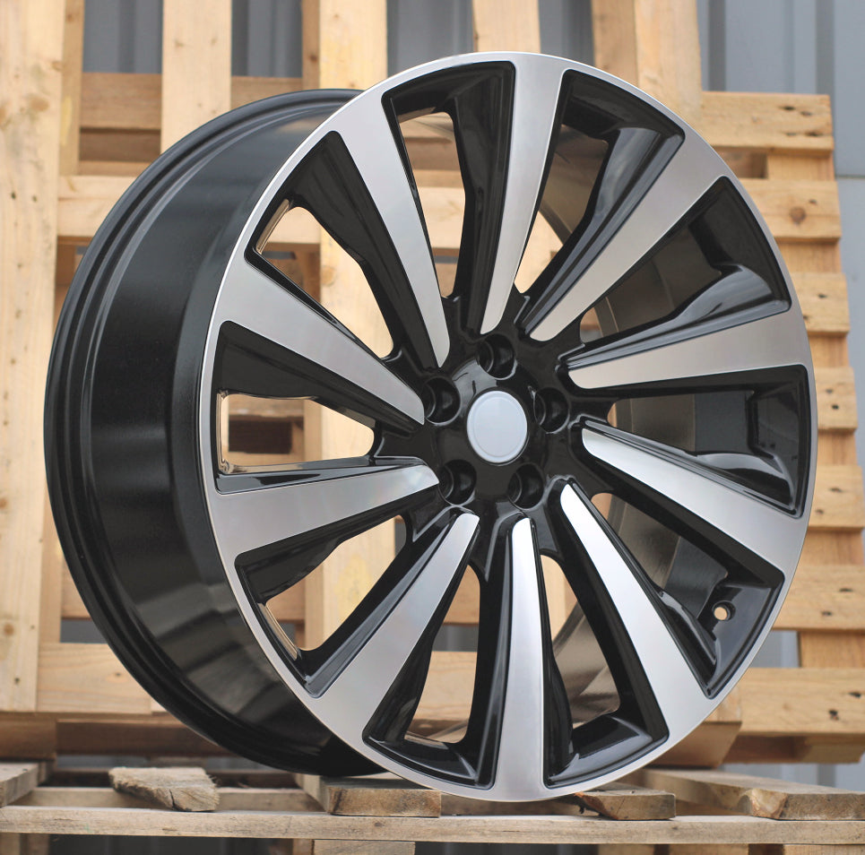 Alu kola pro Land Rover B1756 10x24 5x120 ET40 72.6 Black Polished | Wheelsup.cz
