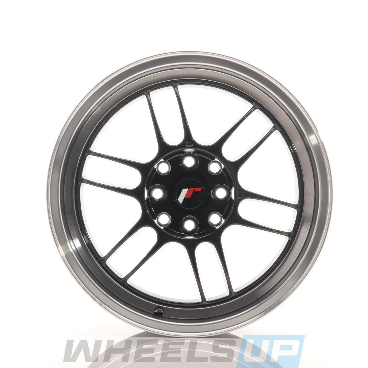 Alu kola Japan Racing JR7 16x7 ET38 4x100/114 Gloss Black w/Machined Lip WheelsUp