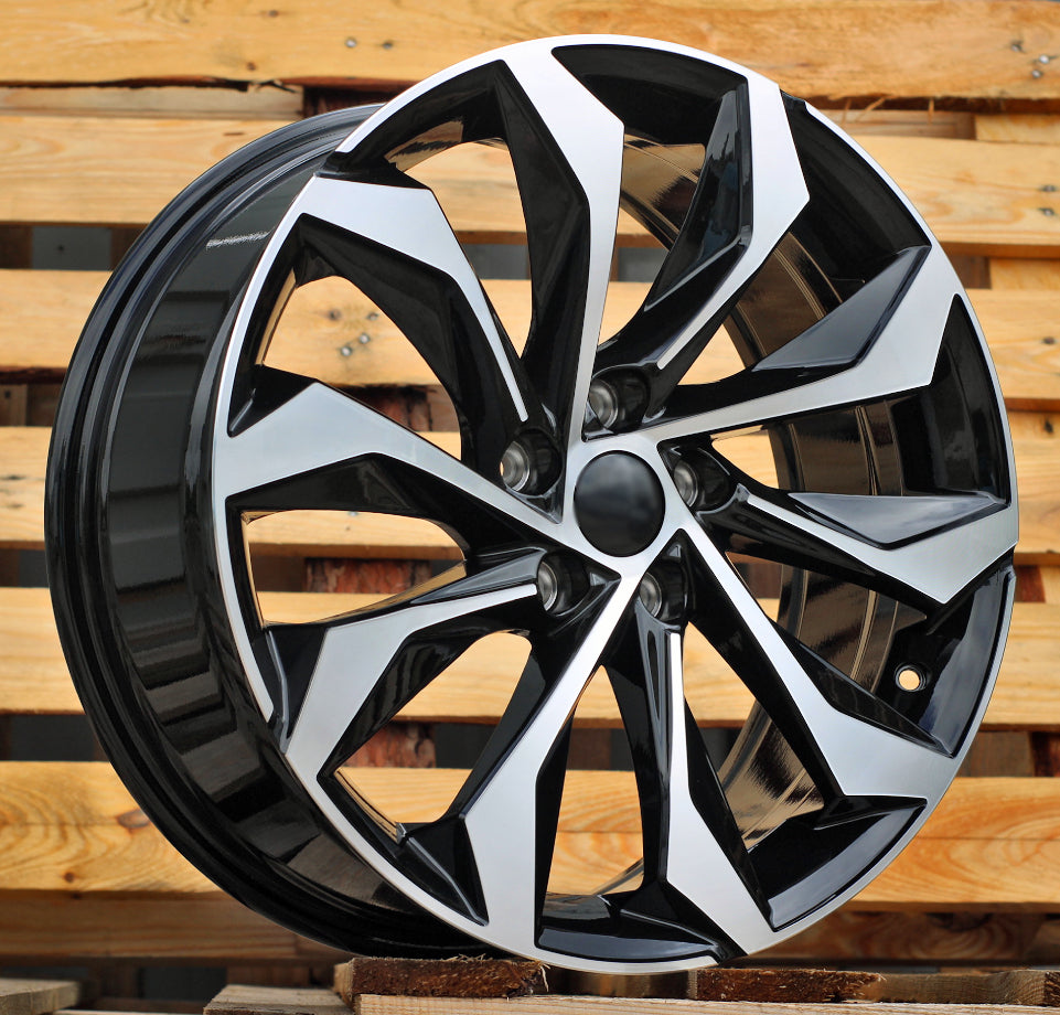 Alu kola pro Škoda I1139 8x19 5x112 ET41 57.1 Black Polished | Wheelsup.cz