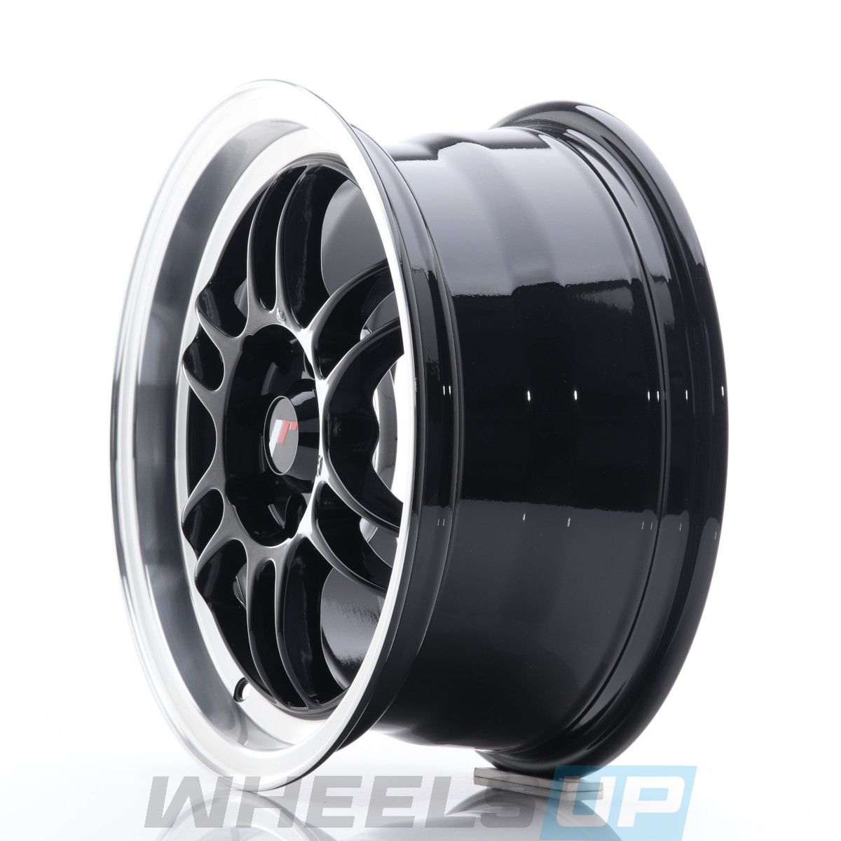 Alu kola Japan Racing JR7 15x7 ET38 4x100/114 Glossy Black w/Machined Lip WheelsUp