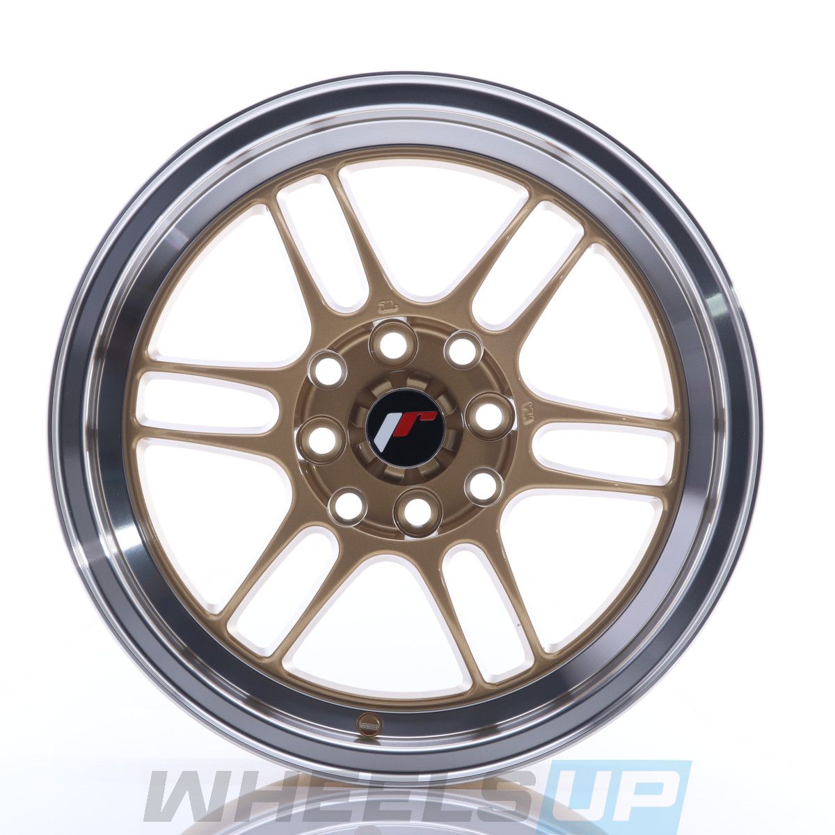 Alu kola Japan Racing JR7 15x7 ET38 4x100/114 Gold w/Machined Lip WheelsUp