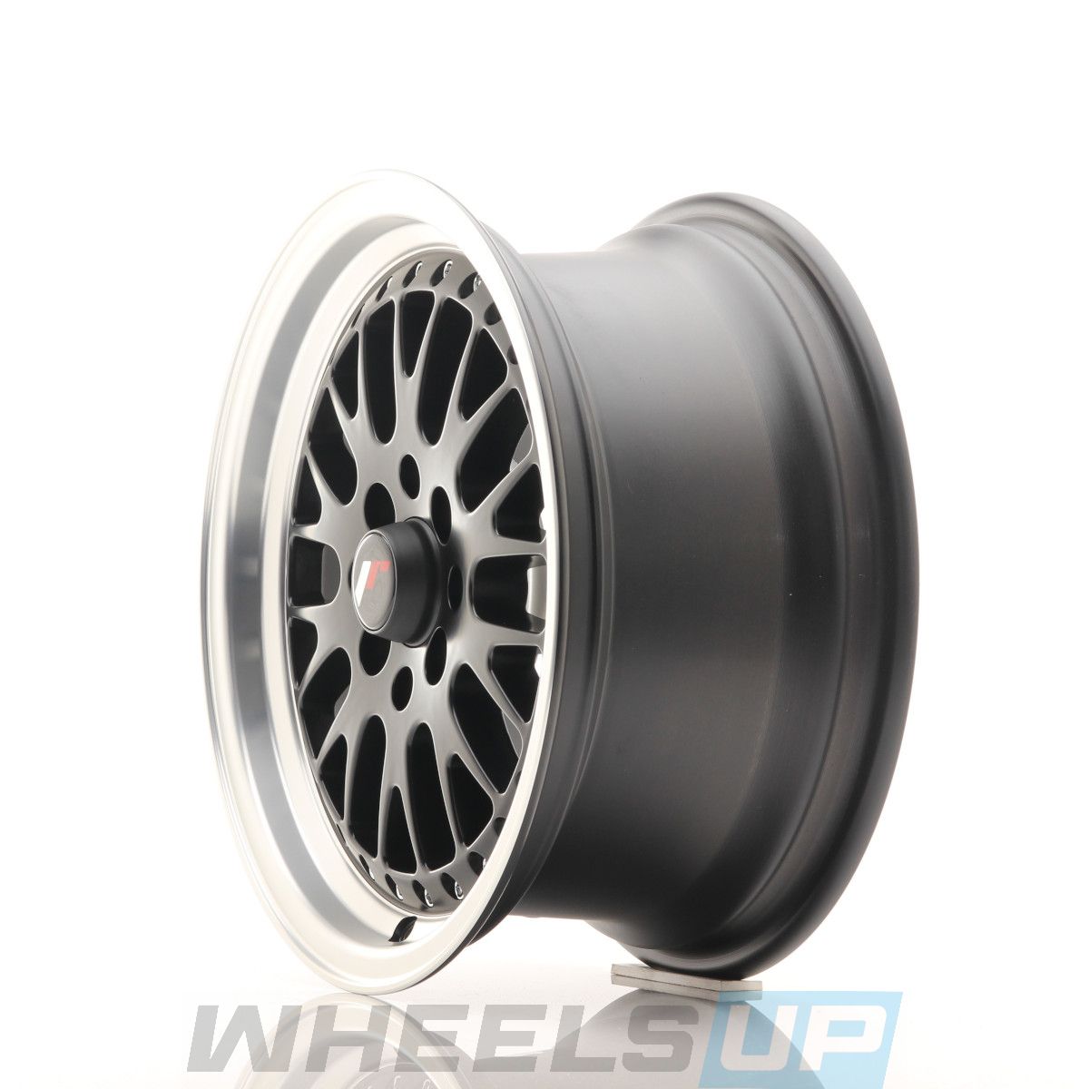 Alu kola Japan Racing JR10 15x8 ET20 4x100/108 Matt Black w/Machined Lip WheelsUp