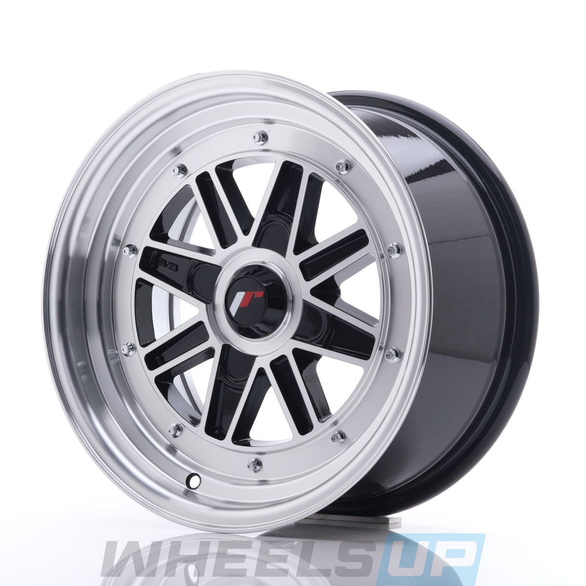 Alu kola Japan Racing JR31 15x7.5 ET20 4H BLANK Gloss Black Machined Face WheelsUp