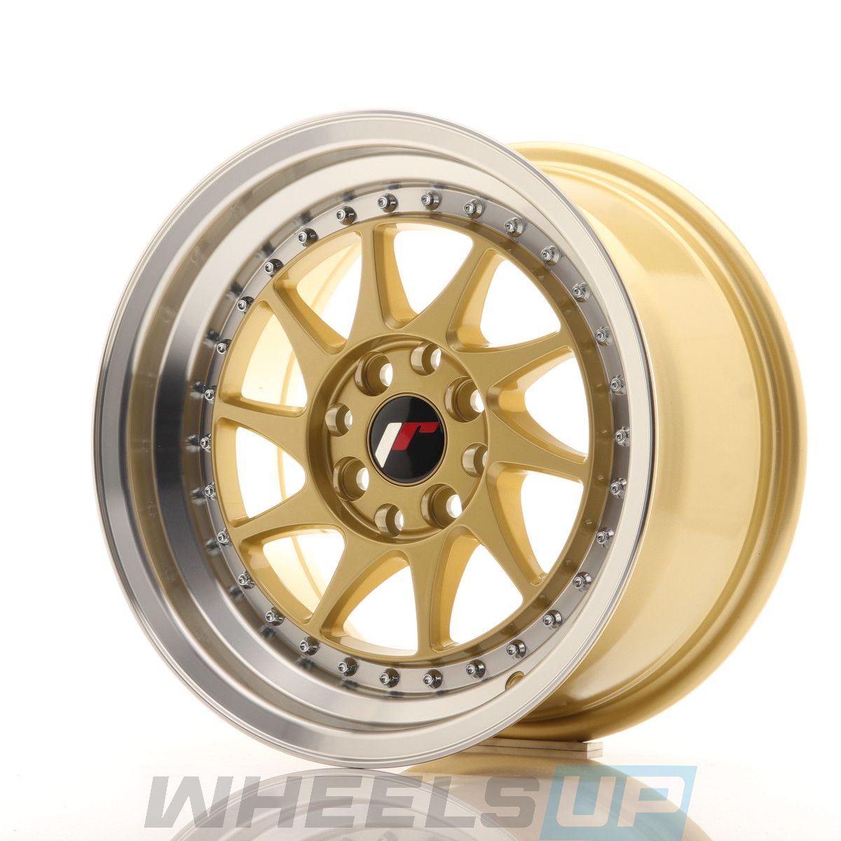 Alu kola Japan Racing JR26 18x8,5 ET20-40 BLANK Gold w/Machined Lip WheelsUp