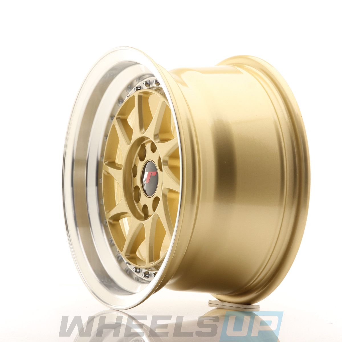 Alu kola Japan Racing JR26 16x8 ET25 4x100/108 Gold w/Machined Lip WheelsUp