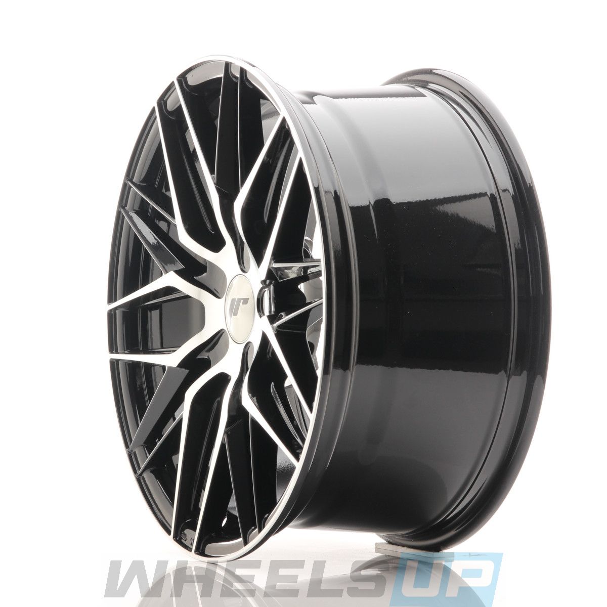 Alu kola Japan Racing JR28 17x8 ET25-40 BLANK Gloss Black Machined Face WheelsUp