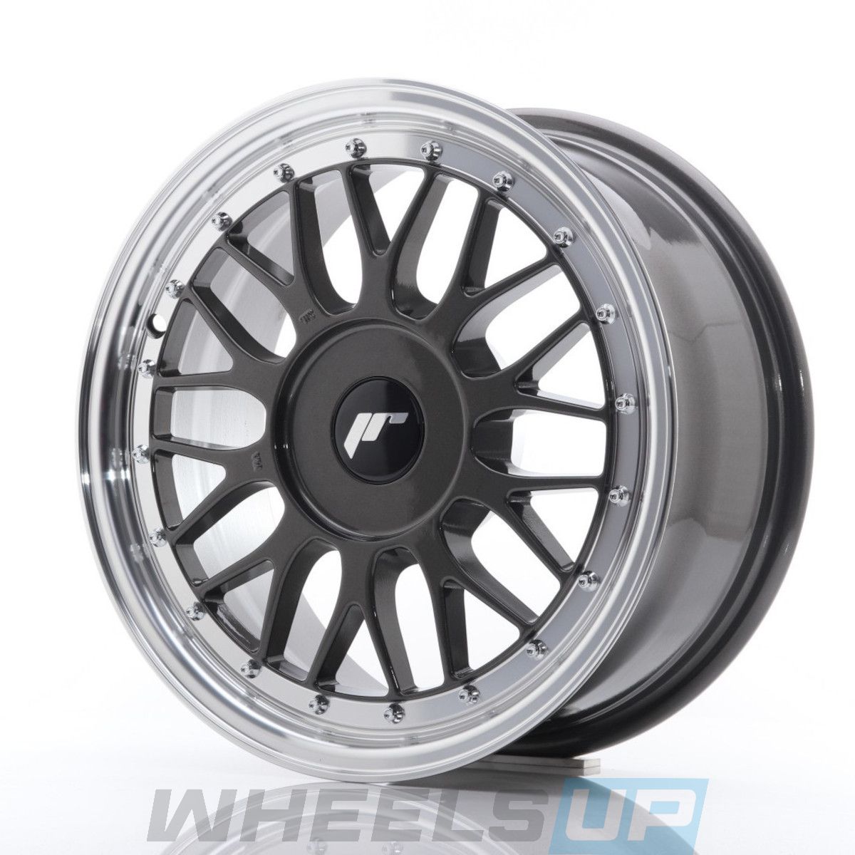 Alu kola Japan Racing JR23 19x8,5 ET35 5x120 Hyper Gray w/Machined Lip WheelsUp