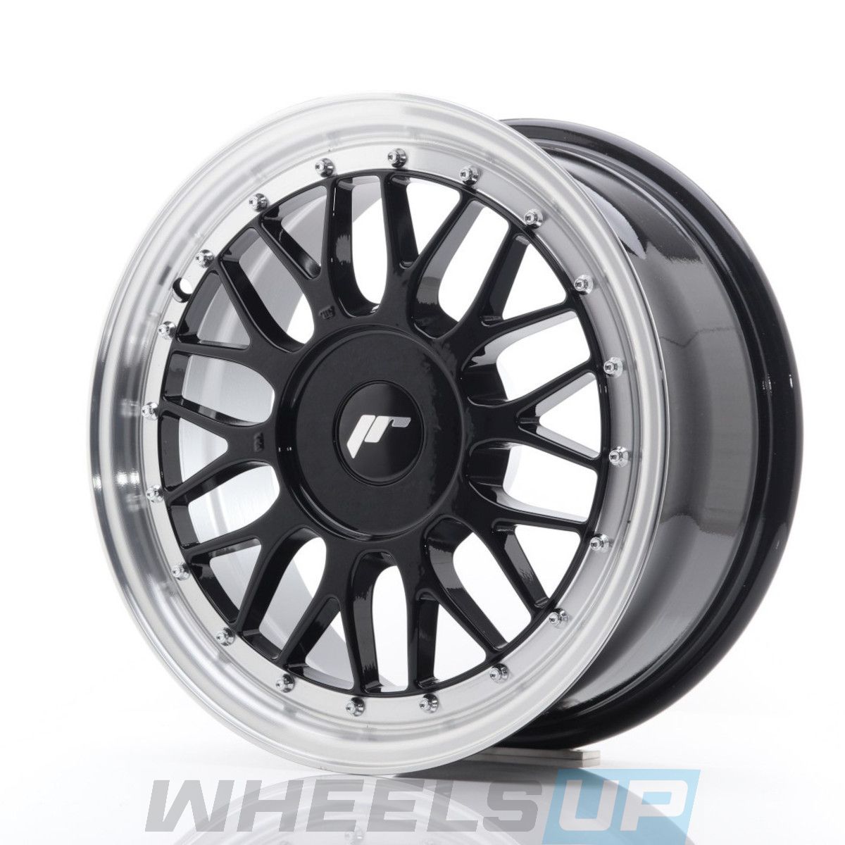 Alu kola Japan Racing JR23 16x7 ET40 4x100/114,3 Gloss Black w/Machined Lip WheelsUp