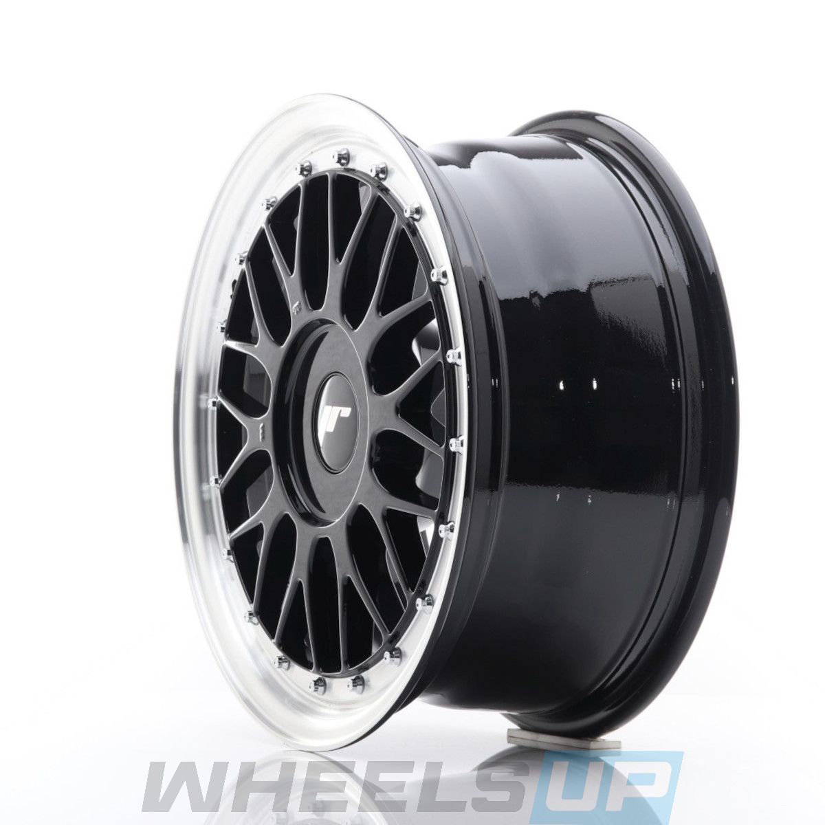 Alu kola Japan Racing JR23 16x7 ET40 4x100/114,3 Gloss Black w/Machined Lip WheelsUp