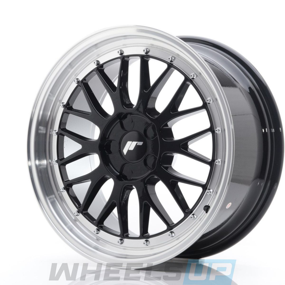 Alu kola Japan Racing JR23 19x9,5 ET20-48 5H BLANK Gloss Black w/Machined Lip WheelsUp