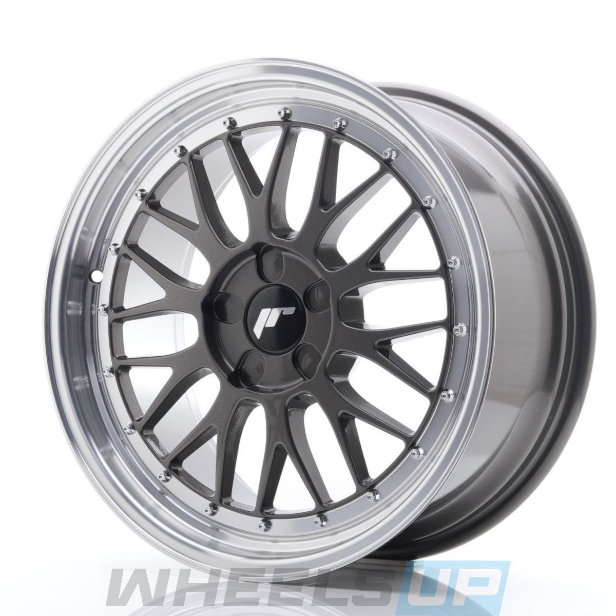 Alu kola Japan Racing JR23 18x8 ET30-45 BLANK Hyper Gray w/Machined Lip WheelsUp